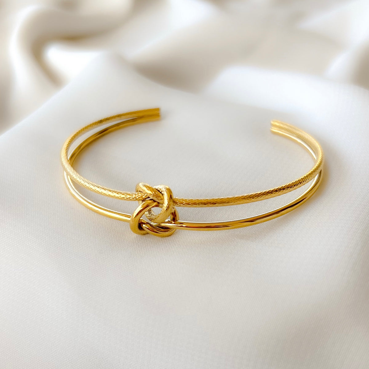 Double Knot Cuff Bangle