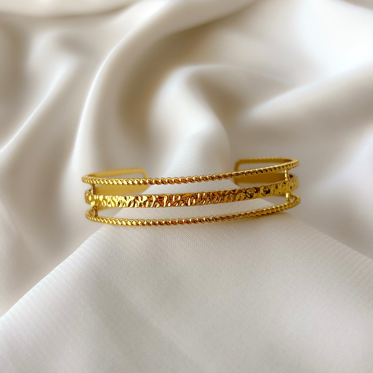 Vintage Layered Cuff Bangle