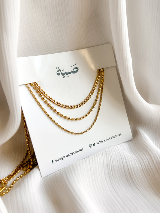 3 Layer Chain Necklace