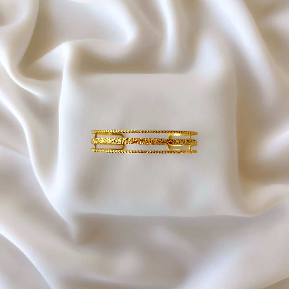 Vintage Layered Cuff Bangle