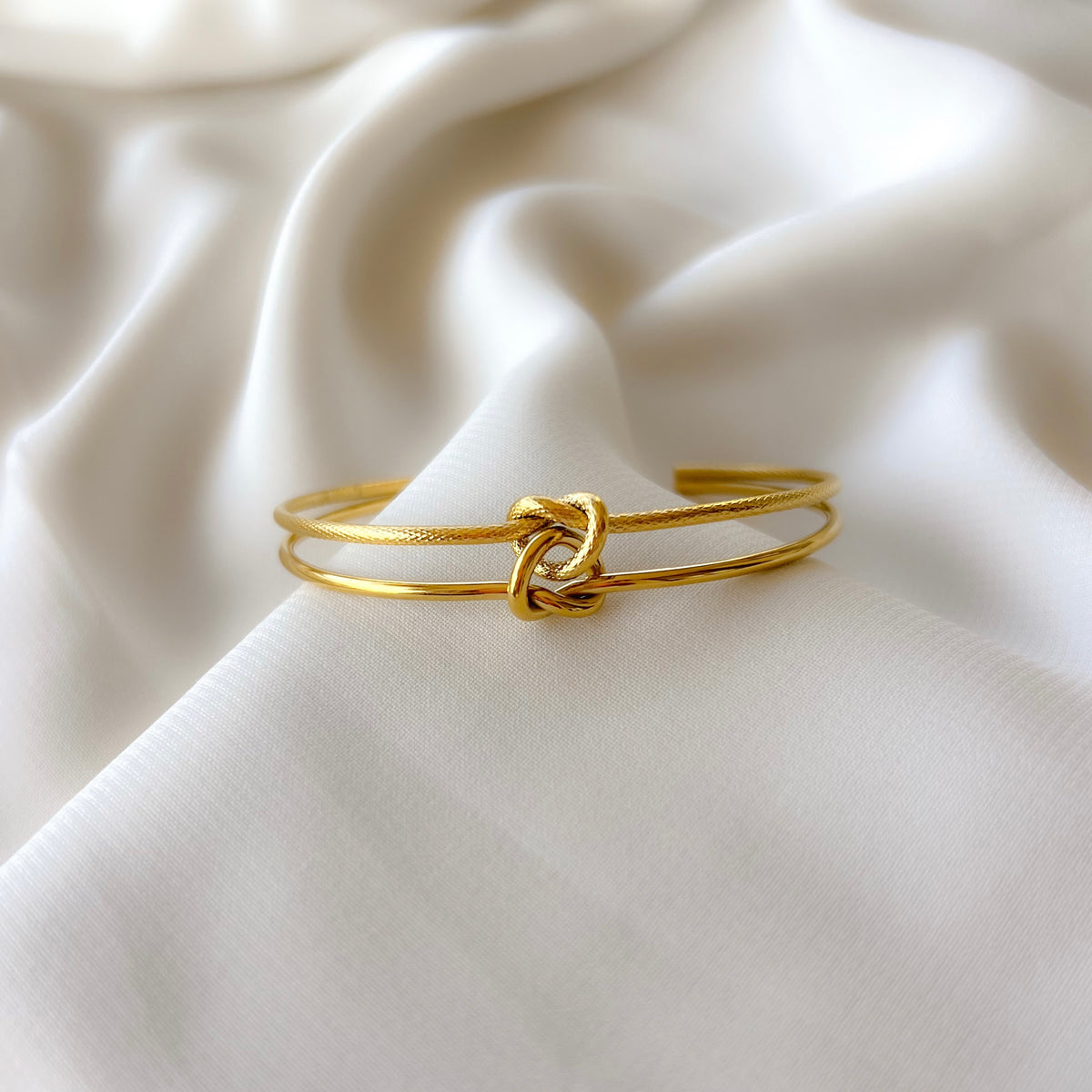Double Knot Cuff Bangle