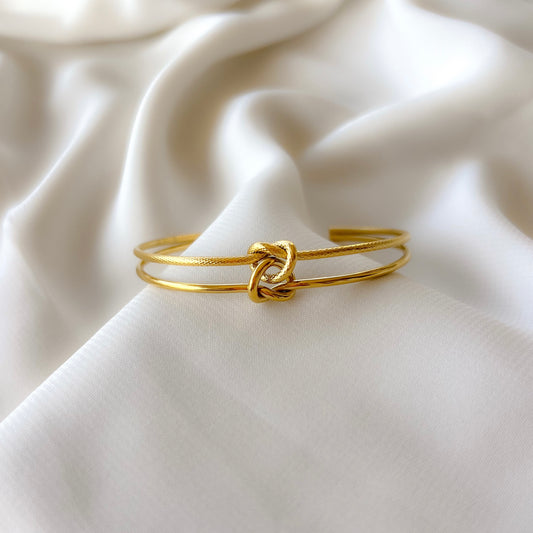 Double Knot Cuff Bangle