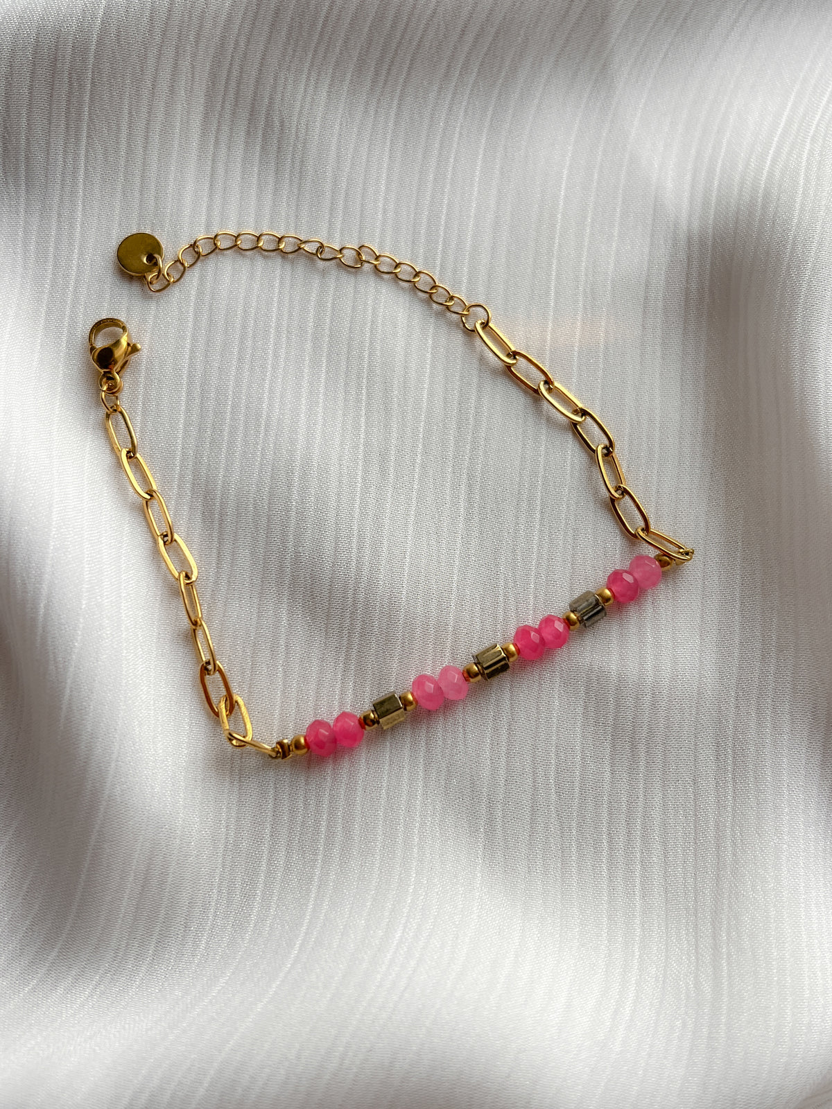 Pink & Gold Bracelet 01