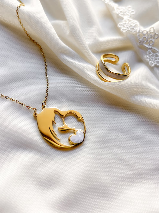 Mom & Baby Pearl Necklace