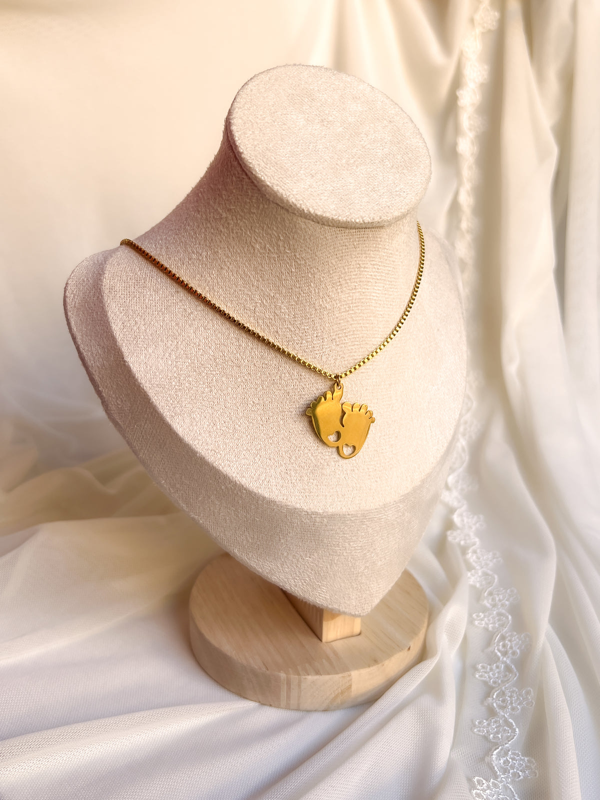 Baby Feet Necklace