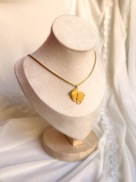 Baby Feet Necklace