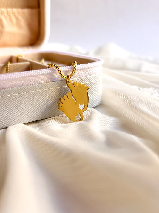 Baby Feet Necklace