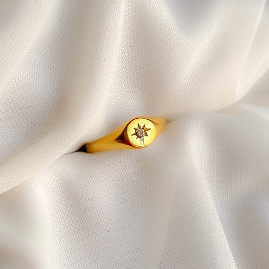 Binky Crystal Ring